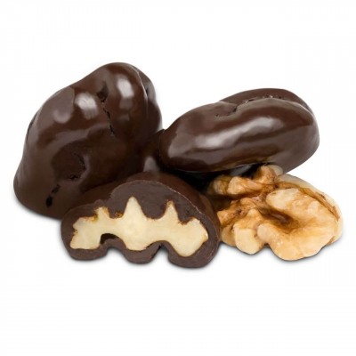 Грецкий орех в темной шоколадной глазури - фото, изображение